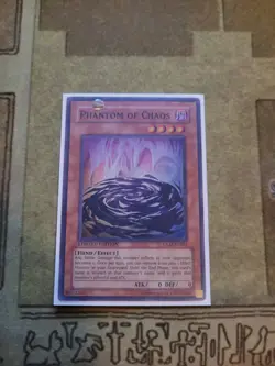 YUGIOH PHANTOM OF CHAOS GLAS-ENSE1 SUPER LIMITED ED LP - Image 1