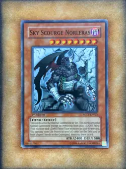 Yugioh Sky Scourge Norleras FOTB-EN022 Super Rare 1st Ed NM - Image 1