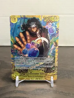 One Piece TCG Bartholomew Kuma Secret Rare Foil OP12-119 Legacy of the Master EN - Image 1