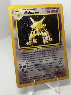 Pokemon Alakazam TCG Card Base Set 2 Holo Unlimited Rare Card - Image 2