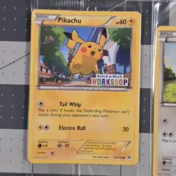 Pokemon Sealed Build A Bear Promo Eevee And Pikachu 63/98 20/108 Cards - Image 2