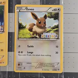 Pokemon Sealed Build A Bear Promo Eevee And Pikachu 63/98 20/108 Cards - Image 3
