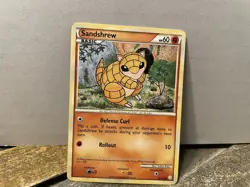 SANDSHREW - 79/123 - HeartGold SoulSilver HGSS - Pokemon Card - lp - Image 1