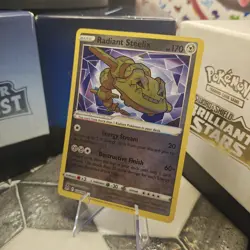 Radiant Steelix Pokemon Lost Origins (2022) English Ultra Rare Foil Card #124 - Image 2