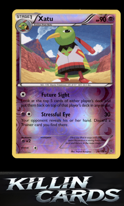 Reverse Holofoil Xatu 29/108 Pokemon Rare XY - Roaring Skies Card NM - Image 1