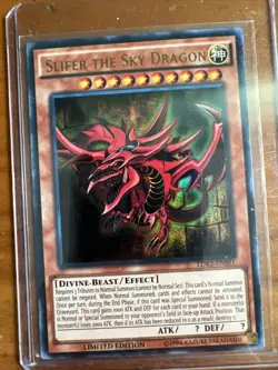 Yugioh - Egyptian God Cards Obelisk Slifer Ra - Rare - Holo - NM - LDK2 - Image 2