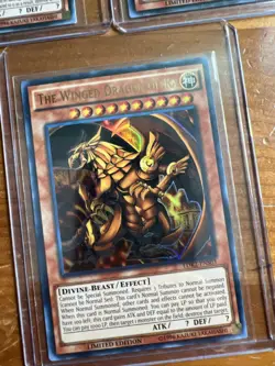 Yugioh - Egyptian God Cards Obelisk Slifer Ra - Rare - Holo - NM - LDK2 - Image 4