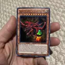 Yu-Gi-Oh! Slifer the Sky Dragon LDK2-ENS01 Ultra Rare Holo Card 1996 - Image 1