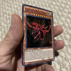 Yu-Gi-Oh! Slifer the Sky Dragon LDK2-ENS01 Ultra Rare Holo Card 1996 - Image 2