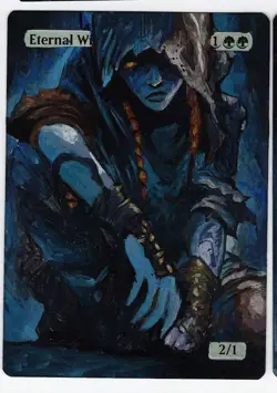 Eternal Witness Altered Art Mtg Hand Painted Card Commander - Image 1