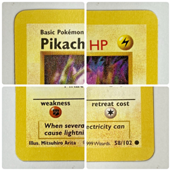 Auth Pokemon Card Pikachu 58/102 Shadowless Base Set English from Japan - Image 3