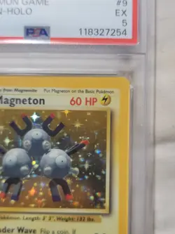 Magneton Holo #9 PSA Graded EX 5 Base Set 1999 Vintage Pokemon Card Rare WOTC - Image 3