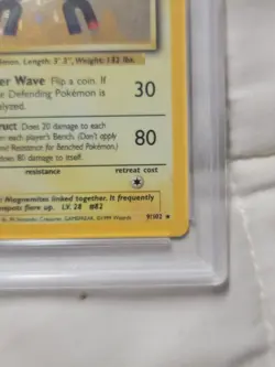 Magneton Holo #9 PSA Graded EX 5 Base Set 1999 Vintage Pokemon Card Rare WOTC - Image 4