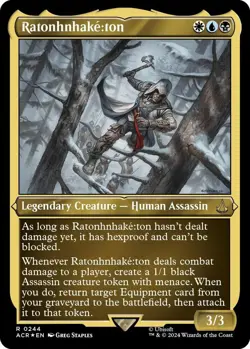 FOIL Ratonhnhake:ton (Foil Etched) - Universes Beyond: Assassin's Creed (ACR) - Image 1