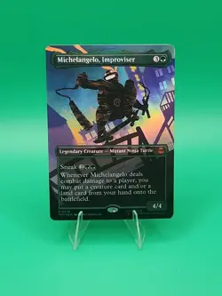 Michelangelo, Improviser (Borderless) Teenage Mutant Ninja Turtles Foil - Image 1