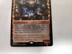 MTG Sundering Titan -Masterpiece Kaladesh Inventions LP FOIL Magic The Gathering - Image 3