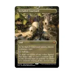 WotC Special Guests Secluded Courtyard (Borderless) (MR) (Foil) NM - Image 1