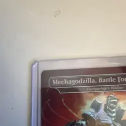 Magic: The Gathering Mechagodzilla Battle Fortress Promo Welcome Back 2020 - Image 3