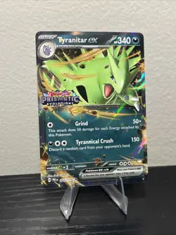 Pokemon TCG Tyranitar EX Cosmos Holo Ultra Rare Card Stamped NM - Image 1