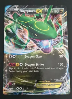 Rayquaza EX 60/108 Roaring Skies Holo Pokemon TCG - LP/MP - Image 1