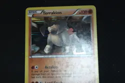 Pokemon Card PL Holo Rare Terrakion 73/101 BW Noble Victories Set - Image 2