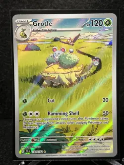 Grotle 164/162 - SV05: Temporal Forces Illustration Rare Full Art Pokemon TCG NM - Image 1
