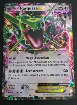 Rayquaza EX XY66 - Black Star Promo - Pokemon Card - LP/MP - Image 1