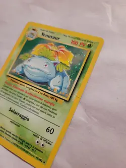 Pokemon ITALIAN Base Set Holo Foil Venusaur 15/102 - Image 2