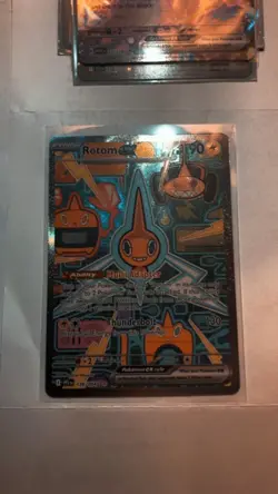 Pokemon Rotom EX Full Art Holo Rare Card 126/094 PLFln English 2023 Basic - Image 2