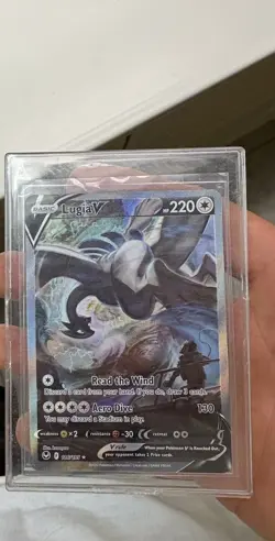 Pokemon Lugia V Full Art Ultra Rare Holo 186/195 Silver Tempest TCG - Image 1