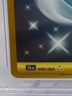 2024 Pokemon Shrouded Fable BASIC DARKNESS ENERGY 098/064 Hyper Rare PSA 9 - Image 5