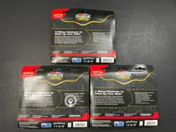 Pokemon TCG Paldean Fates Tech Sticker Collection Set Of 3 New Factory Sealed - Image 2