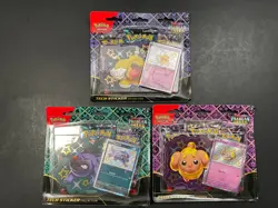 Pokemon TCG Paldean Fates Tech Sticker Collection Set Of 3 New Factory Sealed - Image 3