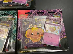Pokemon TCG Paldean Fates Tech Sticker Collection Set Of 3 New Factory Sealed - Image 5