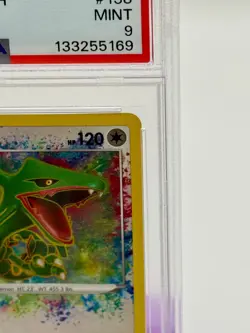 PSA 9 RAYQUAZA 138 VIVID VOLTAGE AMAZING RARE SWORD & SHIELD POKEMON MINT - Image 2