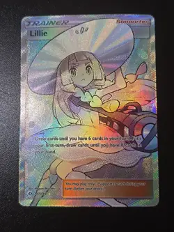 Lillie Trainer 147/149 Pokemon Sun and Moon Full Art 2017 NM Ultra Rar FREE SHIP - Image 1