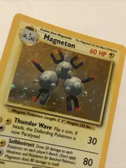 Pokemon TCG Magneton Base Set 9/102 Holo 1999 Wizards Vintage - Image 2