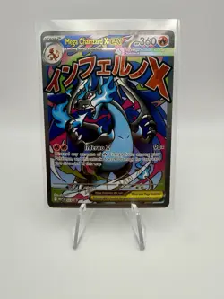 Pokemon Mega Charizard X EX 023 Mega Evolution Promo Holo PSA 10 Candidate - Image 1