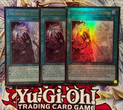 🔥3x The Fallen & the Virtuous - Ultra Rare 1st Edition CH01-EN019 NM - Image 2