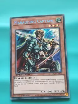 Yugioh - Marauding Captain Secret Rare SBC1-ENB02 LP - Image 1