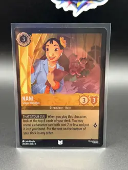 Disney Lorcana Winterspell NANI Stage Manager COLD FOIL Uncommon #20/204 - Image 1