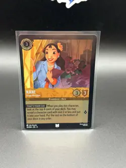 Disney Lorcana Winterspell NANI Stage Manager COLD FOIL Uncommon #20/204 - Image 4