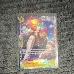 One Piece Donquixote Rosinante Foil Card OP12-108 2000 Power CCG - Image 1