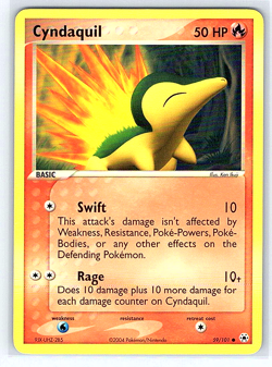 Cyndaquil 59/101 Hidden Legends NM or LP Pokemon Card - Image 1
