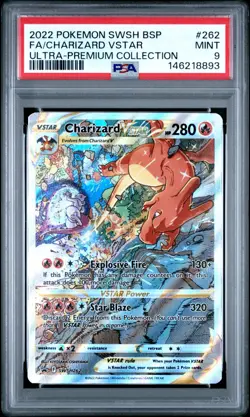 Pokemon TCG Charizard VSTAR SWSH26 Promo Cards - PSA 9 Mint - Image 1