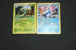 Pokemon Card Lot EX-LP Holo Rare Serperior + Samurott Legendary Treasures - Image 1
