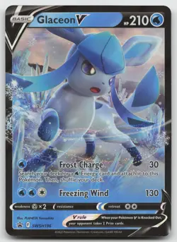 Glaceon V - Promo Holo SWSH: Sword & Shield Promo Cards SWSH196 NM - Image 1