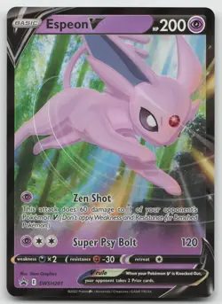 Espeon V Promo Holofoil SWSH: Sword & Shield Promo Cards SWSH201 NM - Image 1