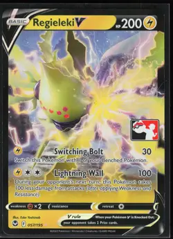 Regieleki V 057/195 Prize Pack Series Cards Pokemon TCG NM - Image 1