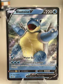 Blastoise V SWSH101 SWSH: Sword & Shield Promo Cards Holo - Image 1